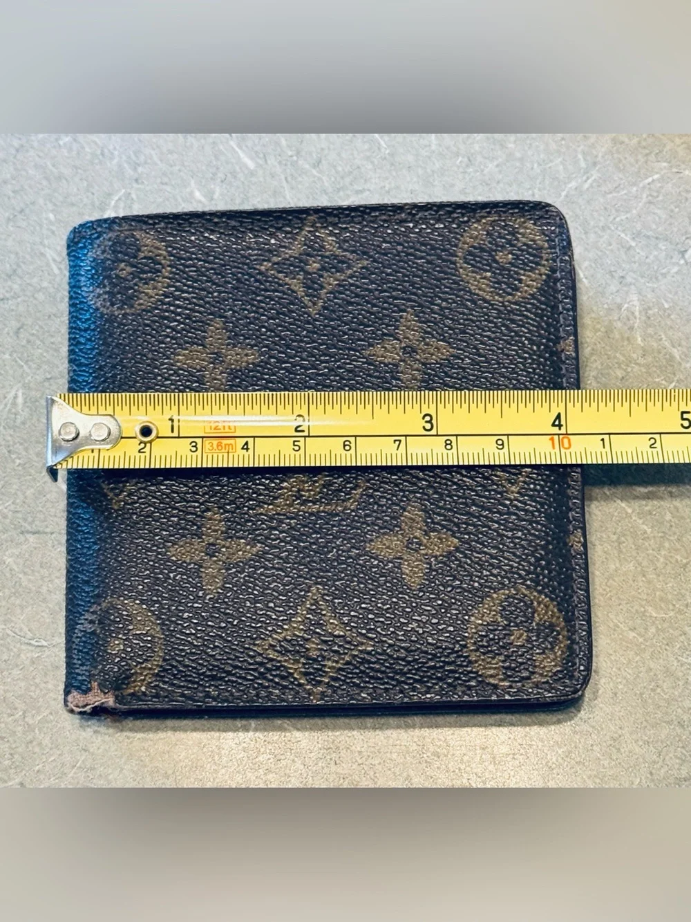 Vintage 1987 Louis Vuitton Monogram Bifold Wallet M61665 France